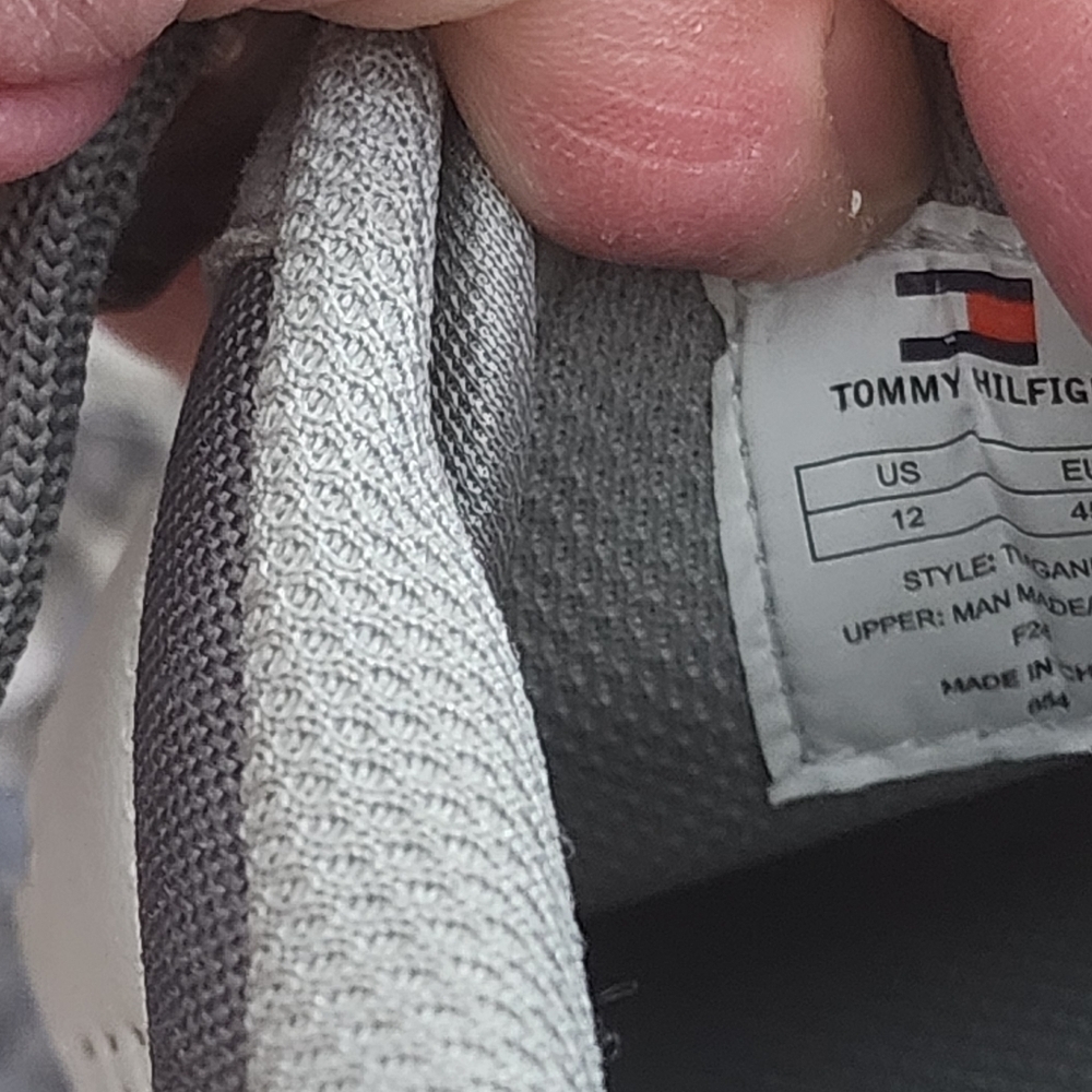 Tommy Hilfiger Gray and White Sneakers - Picture 7 of 7